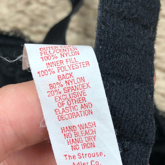 SMOOTHIE Black Convertible Backless Push Up Bra Size 36B 1960's Sty 193 - Picture 6 of 6